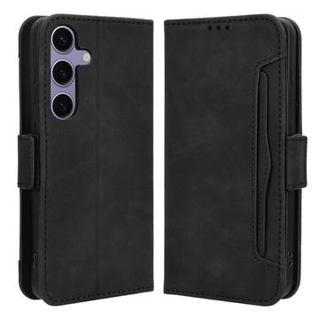 Funda tipo billetera con tarjetero para Samsung Galaxy S25 - Negra