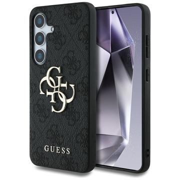 Carcasa Híbrida Guess 4G Big Metal Logo para Samsung Galaxy S25 - Negro