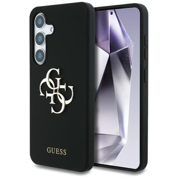 Funda de silicona Samsung Galaxy S25 Guess Big 4G Logo Bottom Script