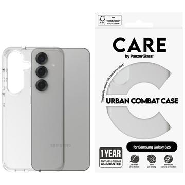 Funda PanzerGlass Care Urban Combat para Samsung Galaxy S25 - Transparente