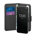 Samsung Galaxy S25 Puro Funda de cartera con 2 ranuras para tarjetas - Negro