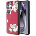 Funda Samsung Galaxy S25 Ultra Guess Grained Printed Flower Pattern - Compatible con MagSafe