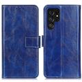 Funda de cartera con cierre magnético para Samsung Galaxy S25 Ultra - Azul