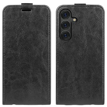 Funda con Tapa Vertical para Samsung Galaxy S25 - Negro