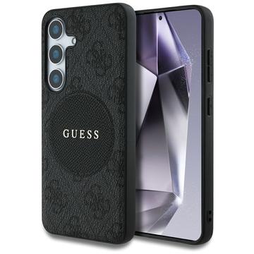 Funda Samsung Galaxy S25+ Guess 4G Round Patch Classic Logo - Compatible con MagSafe