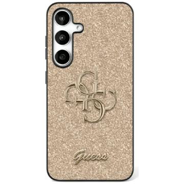 Funda Guess Fixed Glitter 4G Metal Logo para Samsung Galaxy S25+ - Dorado