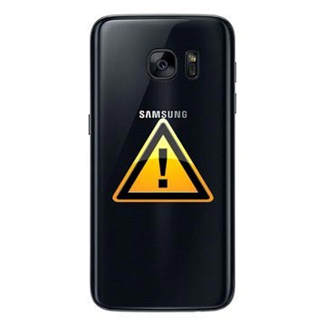 Reparación Tapa de Batería para Samsung Galaxy S7 - Negro