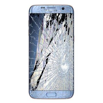 Samsung Galaxy S7 Edge Reparación de la Pantalla Táctil y LCD (GH97-18533G) - Azul