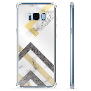 Funda Híbrida para Samsung Galaxy S8 - Mármol Abstracto