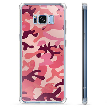 Funda Híbrida para Samsung Galaxy S8 - Camuflaje Rosa