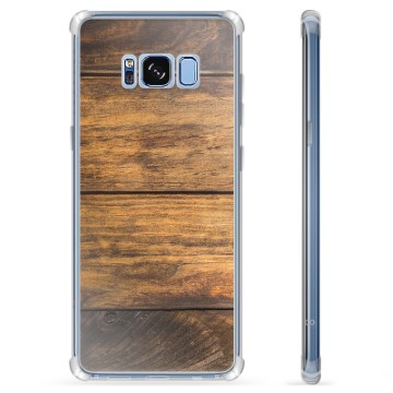 Funda Híbrida para Samsung Galaxy S8 - Madera