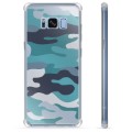 Funda Híbrida para Samsung Galaxy S8+ - Camuflaje Azul