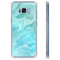 Funda Híbrida para Samsung Galaxy S8+ - Mármol Azul