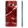 Funda Híbrida para Samsung Galaxy S8+ - Mármol Rojo