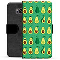 Funda Cartera Premium para Samsung Galaxy S8+ - Diseño de Aguacates