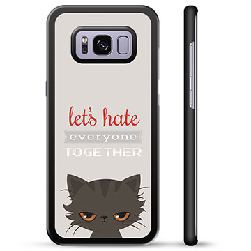 Carcasa Protectora para Samsung Galaxy S8+ - Gato Enfadado