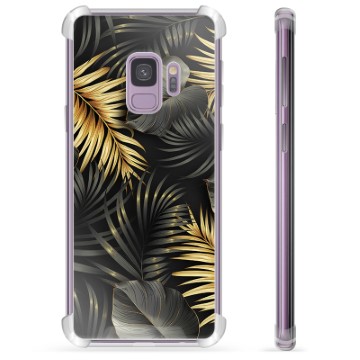 Funda Híbrida para Samsung Galaxy S9 - Hojas Doradas