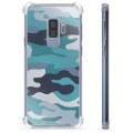 Funda Híbrida para Samsung Galaxy S9+ - Camuflaje Azul