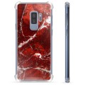 Funda Híbrida para Samsung Galaxy S9+ - Mármol Rojo