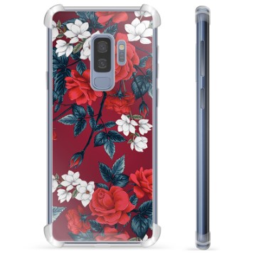 Funda Híbrida para Samsung Galaxy S9+ - Flores Vintage