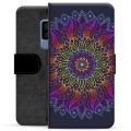 Funda Cartera Premium para Samsung Galaxy S9+ - Mandala Colorida