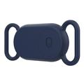 Funda de Silicona para Collar de Mascotas para Apple Samsung Galaxy SmartTag 2 - Azul