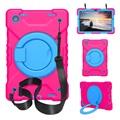 iPad 10.2 Heavy Duty 360 Case with Hand Strap - Black