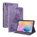 Funda Folio Serie Butterfly para Samsung Galaxy Tab S6 Lite 2020/2022/2024 - Violeta