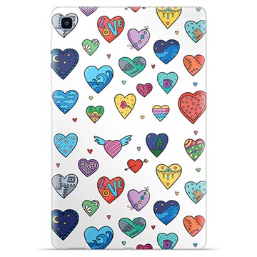 Funda de TPU para Samsung Galaxy Tab S6 Lite 2020/2022/2024 - Corazones