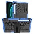 Antideslizante Funda Híbrida con Soporte para Samsung Galaxy Tab S9 FE - Azul / Negro