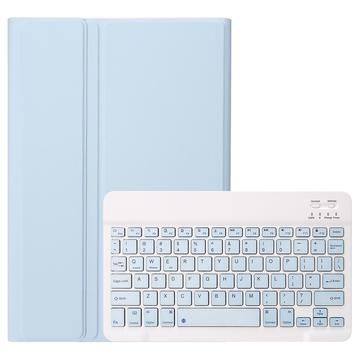 Funda con Teclado Bluetooth para Samsung Galaxy Tab S9 FE - Azul Bebé