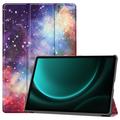 Funda Inteligente de Tres Pliegues para Samsung Galaxy Tab S9 FE+ - Galaxia