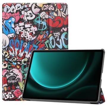 Funda Inteligente de Tres Pliegues para Samsung Galaxy Tab S9 FE+ - Grafito