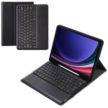 Funda con Teclado Bluetooth para Samsung Galaxy Tab S9+ (Embalaje abierta - Bulk Satisfactorio) - Negro