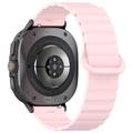 Correa Deportiva de Silicona Magnética para Samsung Galaxy Watch Ultra - 47mm - Rosa