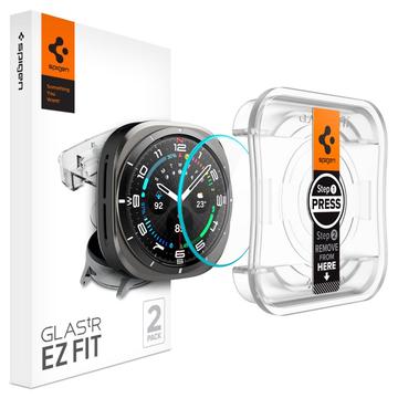 Protector de pantalla Spigen Glas.tR Ez Fit para Samsung Galaxy Watch Ultra - 47mm - 2 piezas.