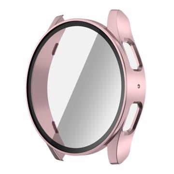 Carcasa de Plástico con Protector de Pantalla para Samsung Galaxy Watch7 - 44mm - Rosa Dorado