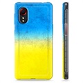 Funda TPU con bandera de Ucrania para Samsung Galaxy Xcover 5 - Bicolor