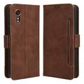 Funda Estilo Cartera Cardholder Serie para Samsung Galaxy Xcover7 - Marrón