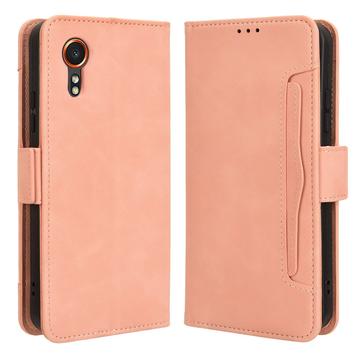 Funda Estilo Cartera Cardholder Serie para Samsung Galaxy Xcover7 - Rosa