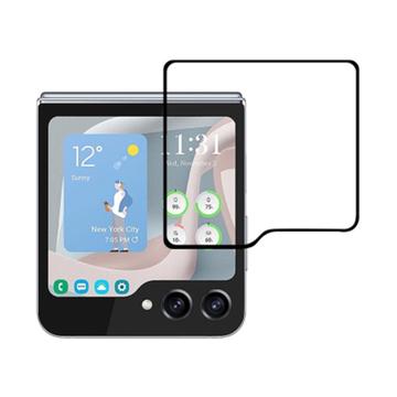 Protector de Pantalla de Cristal Templado para Samsung Galaxy Z Flip6 - Borde Negro