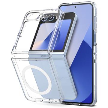 Funda híbrida Ringke Fusion Magnetic para Samsung Galaxy Z Flip6 - Transparente