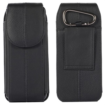 Funda Horizontal de Cuero para iPhone 11 Pro - Negro