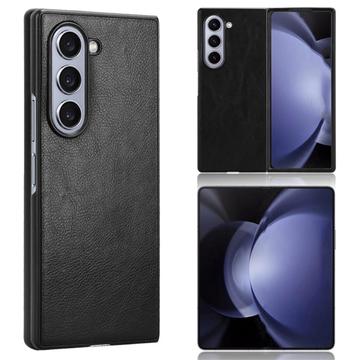 Funda de Plástico Revestido para Samsung Galaxy Z Fold6 - Negro