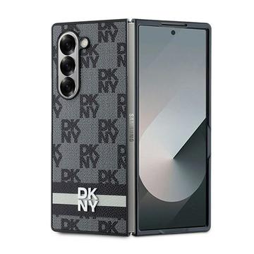 Funda DKNY Patrón de cuadros y rayas para Samsung Galaxy Z Fold6 - Negro