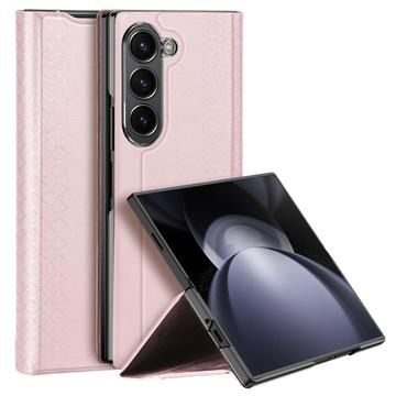 Funda con Tapa Dux Ducis Bril para Samsung Galaxy Z Fold6 - Rosa