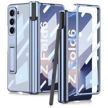 Funda híbrida magnética con ranura para lápiz Samsung Galaxy Z Fold6 GKK - Azul