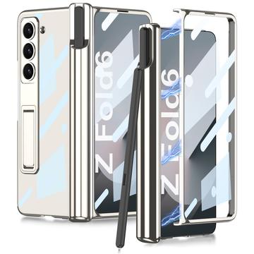 Funda híbrida magnética con ranura para lápiz GKK para Samsung Galaxy Z Fold6