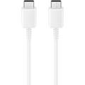 Cable Samsung USB-C / USB-C GP-TOU021RFCWW - 1.8m, 3A, 25W - A granel - Blanco