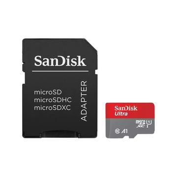 Tarjeta de memoria SanDisk Ultra microSDXC con adaptador SD SDSQUAC-512G-GN6MA